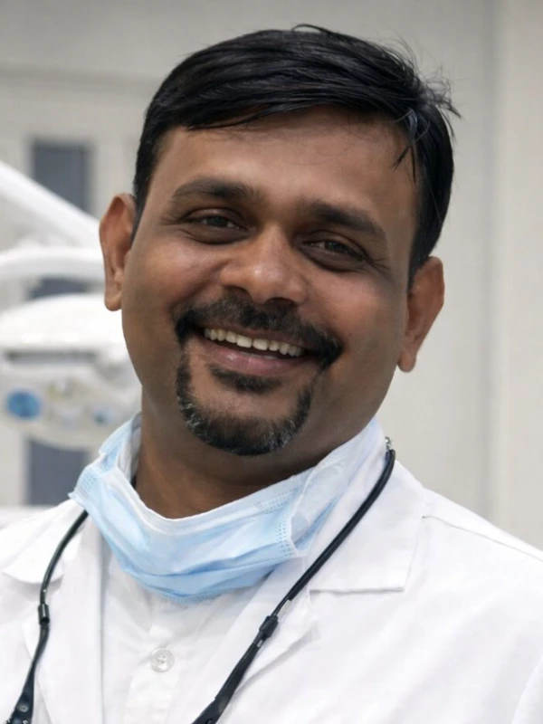 A professional portrait of Dr. Subairudheen P, Orthodontist.